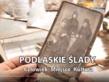Stare czarnobiałe zdjęcie które przedstawia trzy osoby - Podlaskie Ślady.